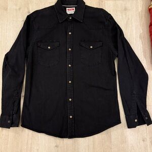 Black Denim Shirt